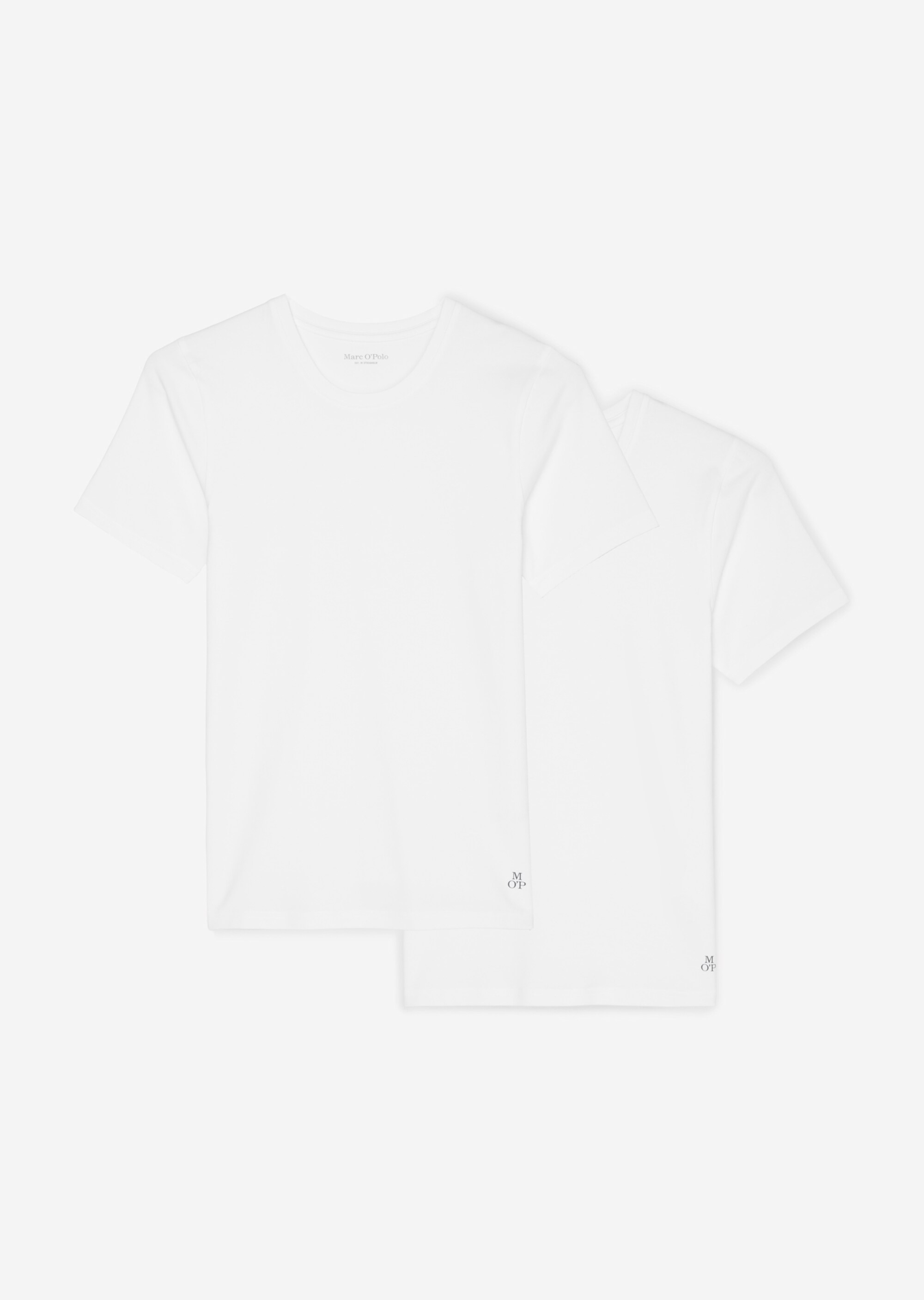 Lounge-T-Shirt mit Rundhalsausschnitt im 2er Set