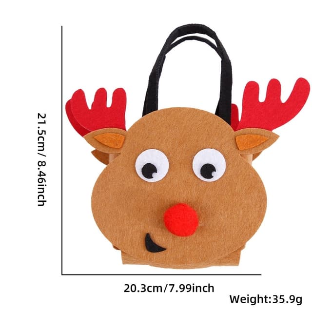 Christmas Christmas Sweets Cookies Bag Julegavegavepose