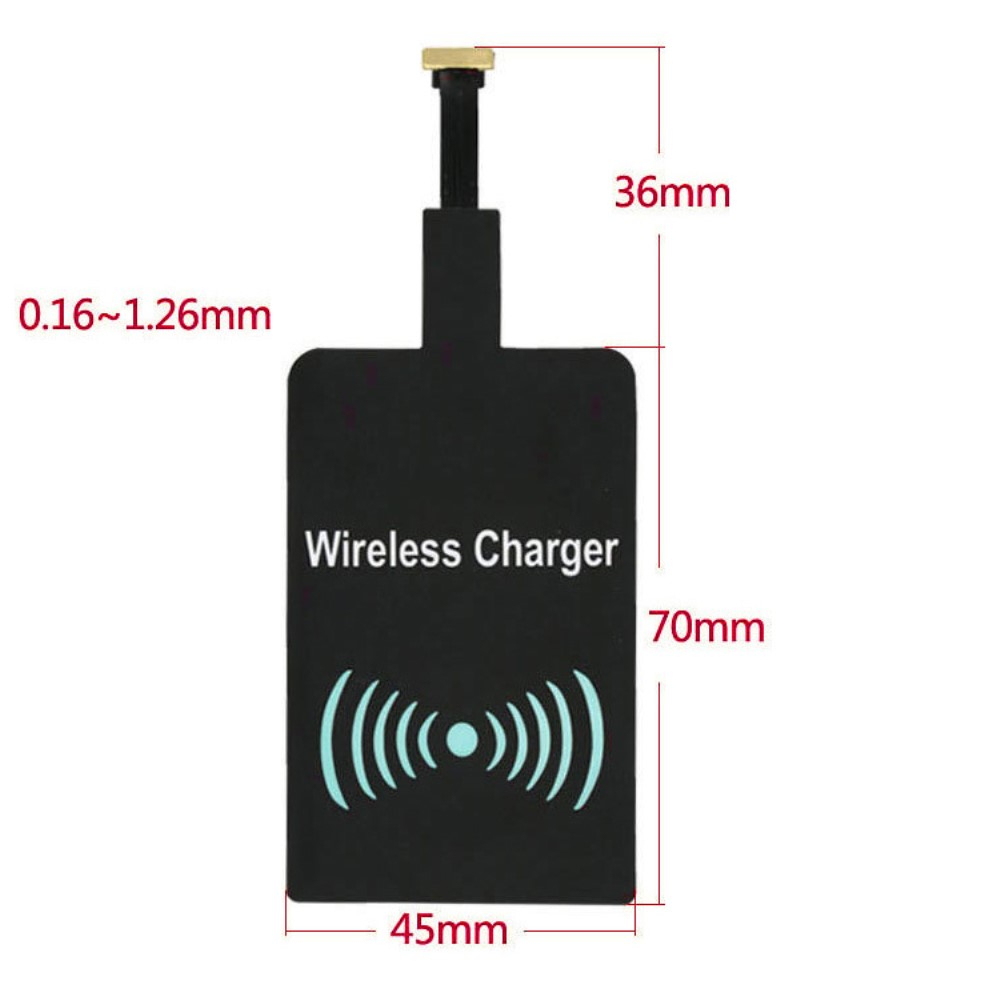 (5W) iPhone 7 / 7 Plus / 6 Plus / 6S / 6 / SE / 5S / 5C / 5 Kabelloses Qi Induktions Lightning Lademodul - Weiss