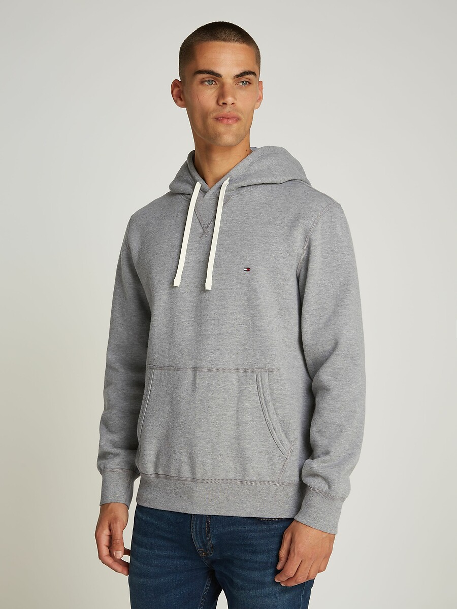 TOMMY HILFIGER<br>Moletom com capuz de gola redonda