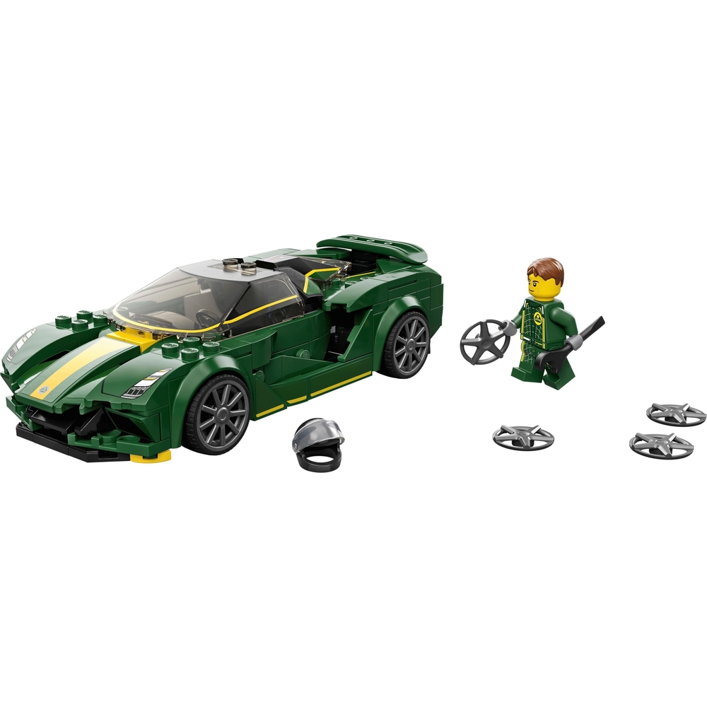 LEGO Speed Champions 76907 Lotus Evija Rennwagen-Modellspielzeug