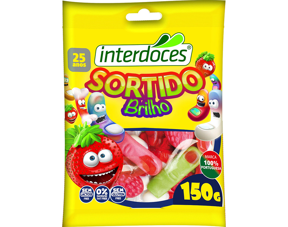 GOMAS INTERDOCES SORTIDO BRILHO 150G