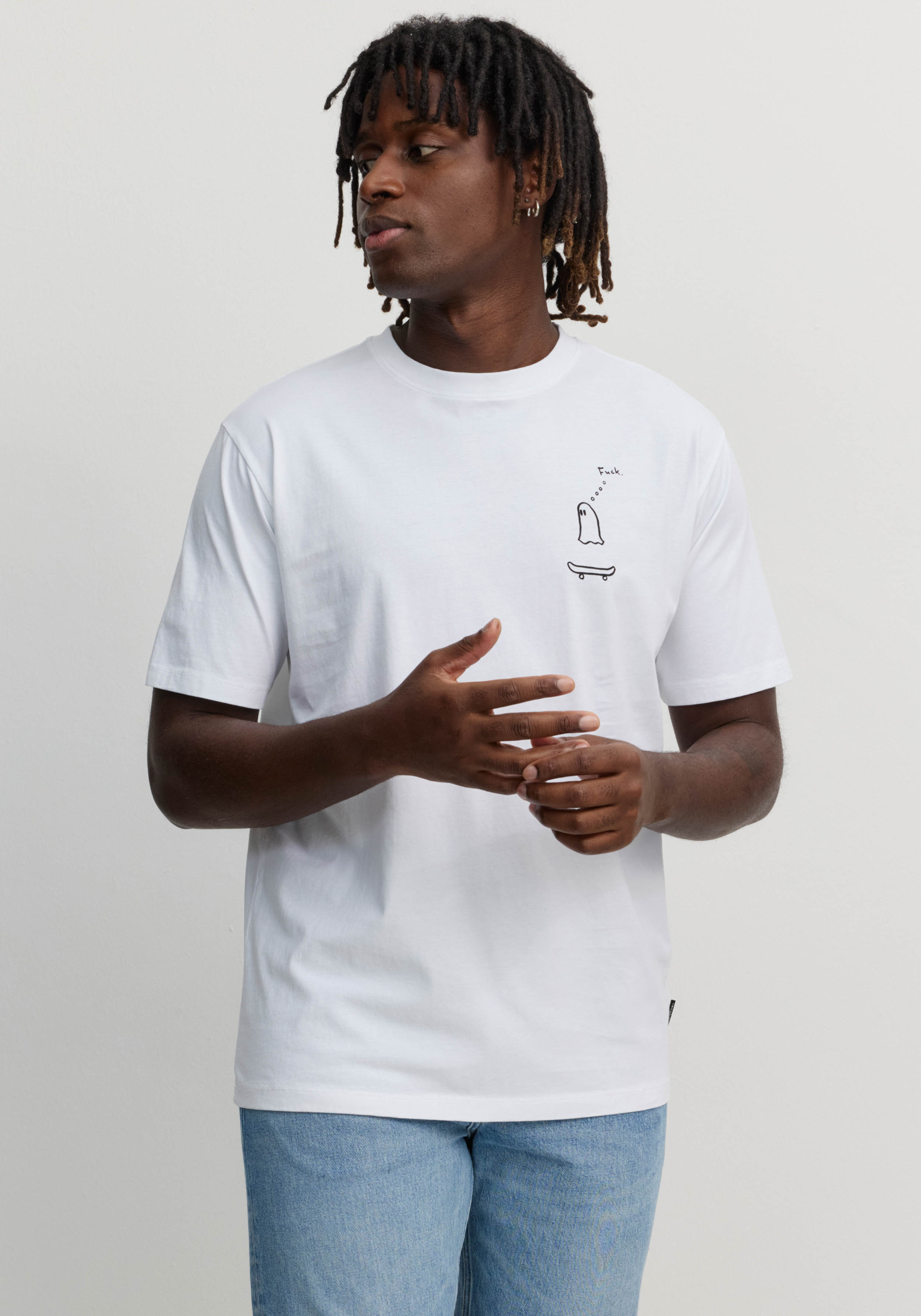 Recolution T-Shirt Aposeris Geisterfahrer White