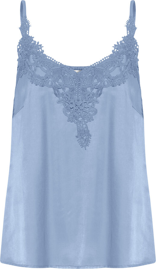 Cream CRAnna Top Captain's blue