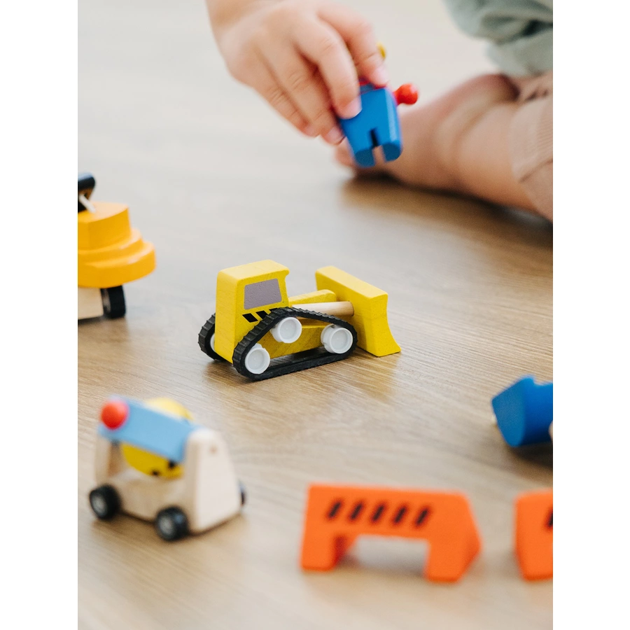 PlanToys Straßenbau-Set