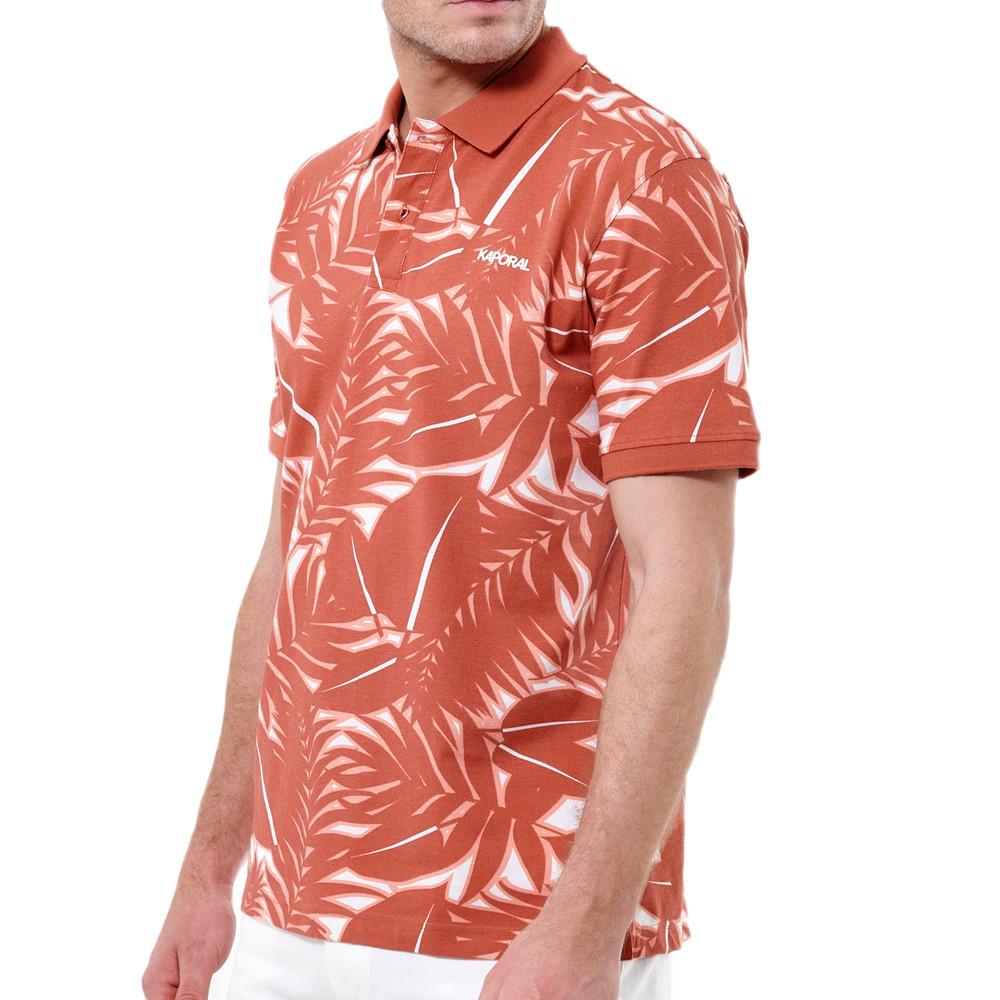 Kaporal Polo Bordeaux/Orange Homme Kaporal Caicoe