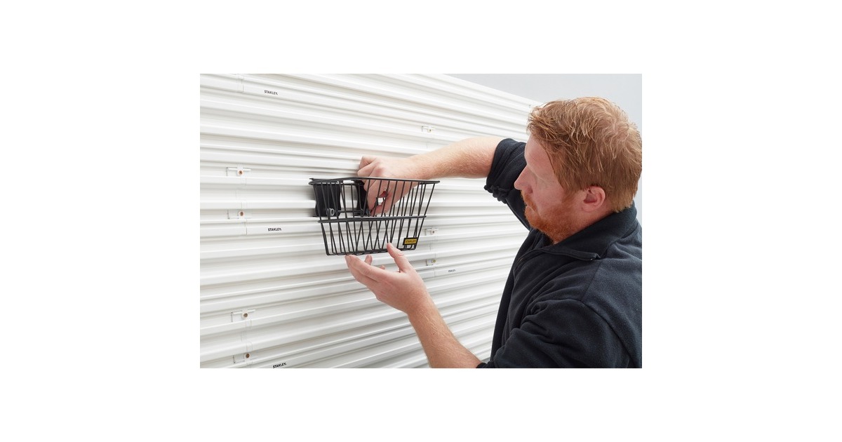 StanleyTrack Wall - Mandje  (Zwart)