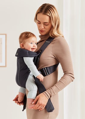 BabyBjörn Mini Bæresele 3D Mesh, Anthracite