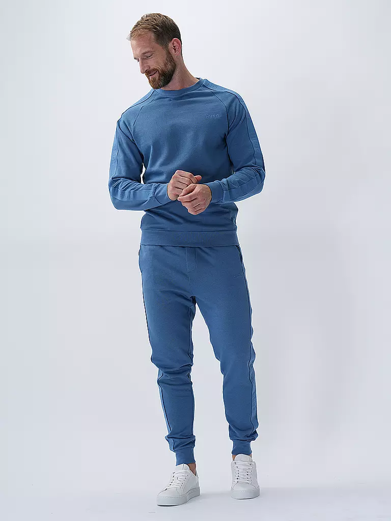 HUGO Loungewear Hose blau