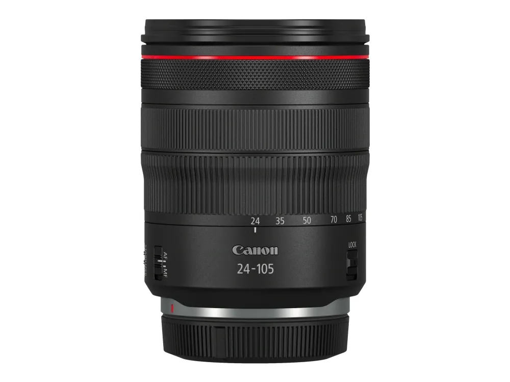 Canon EOS RP - Digitalkamera - spejlløst - 26.2 MP - Full Frame - 4K / 25 fps - 4.3x optisk zoom RF 24-105 mm F4 L IS USM objektiv - Wi-Fi, Bluetooth - med Canon Mount Adapter EF-EOS R