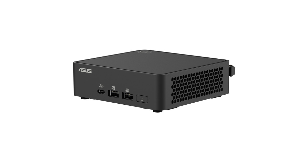 ASUSNUC 15 Pro Slim Kit RNUC15CRKC700002 barebone  (Zwart | Core 7 240H | Intel Graphics)