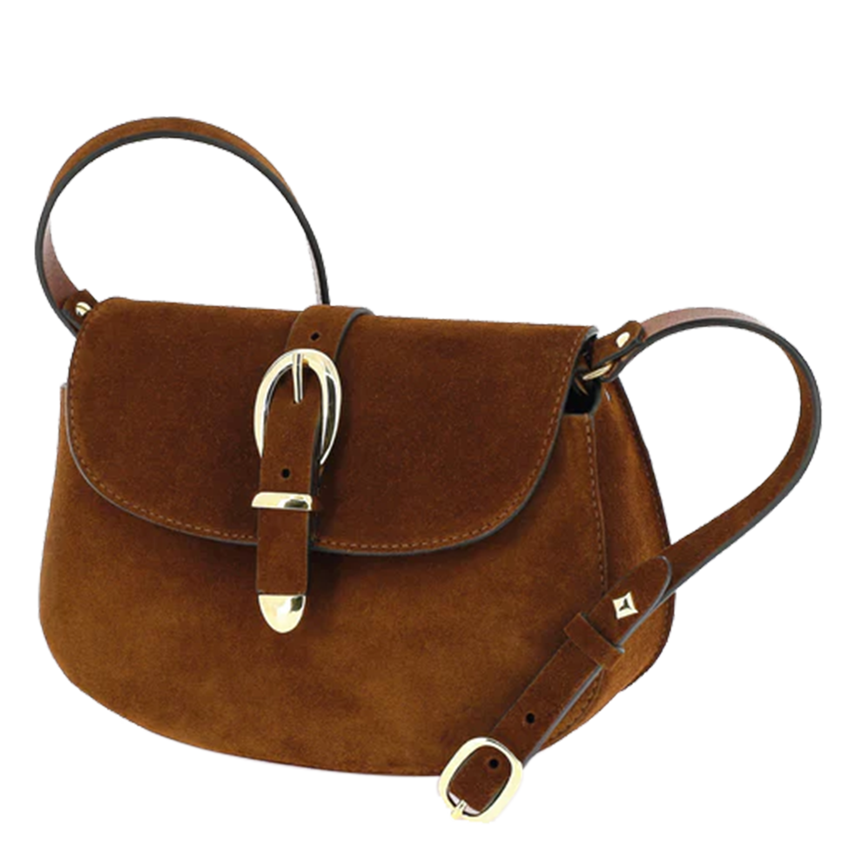 LE COURCY FRIEDA - Petit sac bandoulière en cuir| Marron