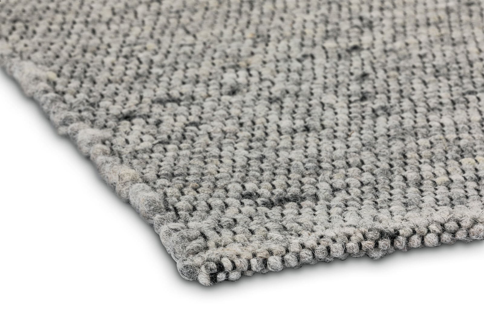 Handwebteppich WOLFEGG BLACK 170 x 240 cm grau