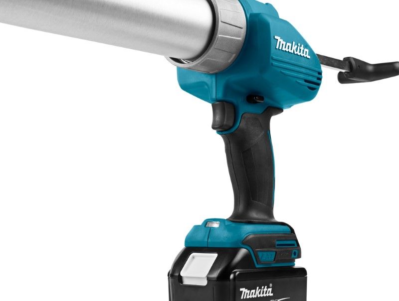 Makita DCG180RTX 18V Lijm- en kitspuit 1x (5.0 Ah ) accu, 1 snellader, koffer, patroonhouder 215 mm en 600 ml