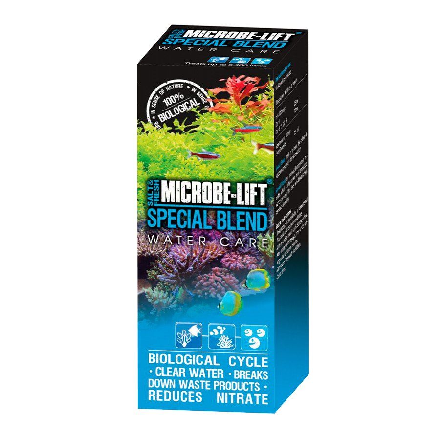 Condicionador de água para aquário Microbe Special Blend