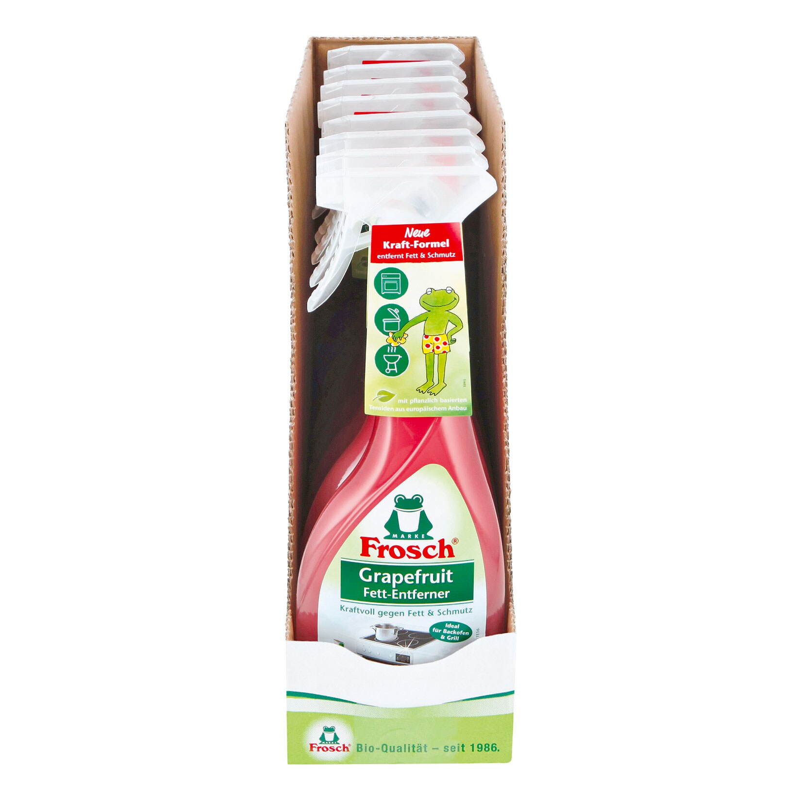 Frosch Fett-Entferner Grapefruit 500 ml, 8er Pack