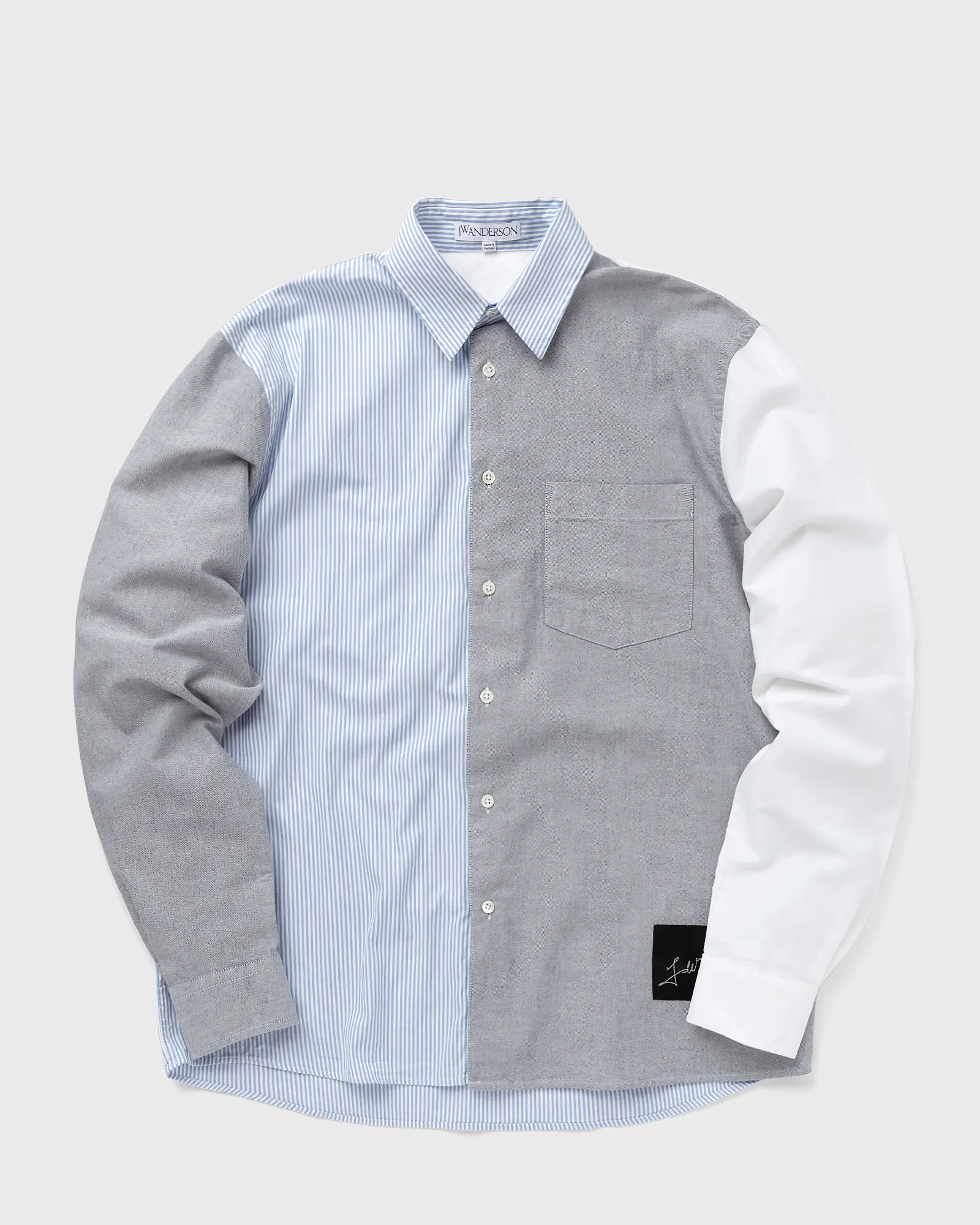 JW Anderson CLASSIC FIT PATCHWORK SHIRT
