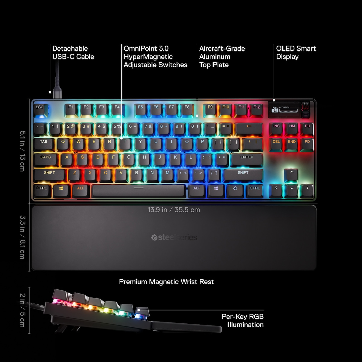 SteelSeries Apex Pro TKL Gen 3 gamingtastatur