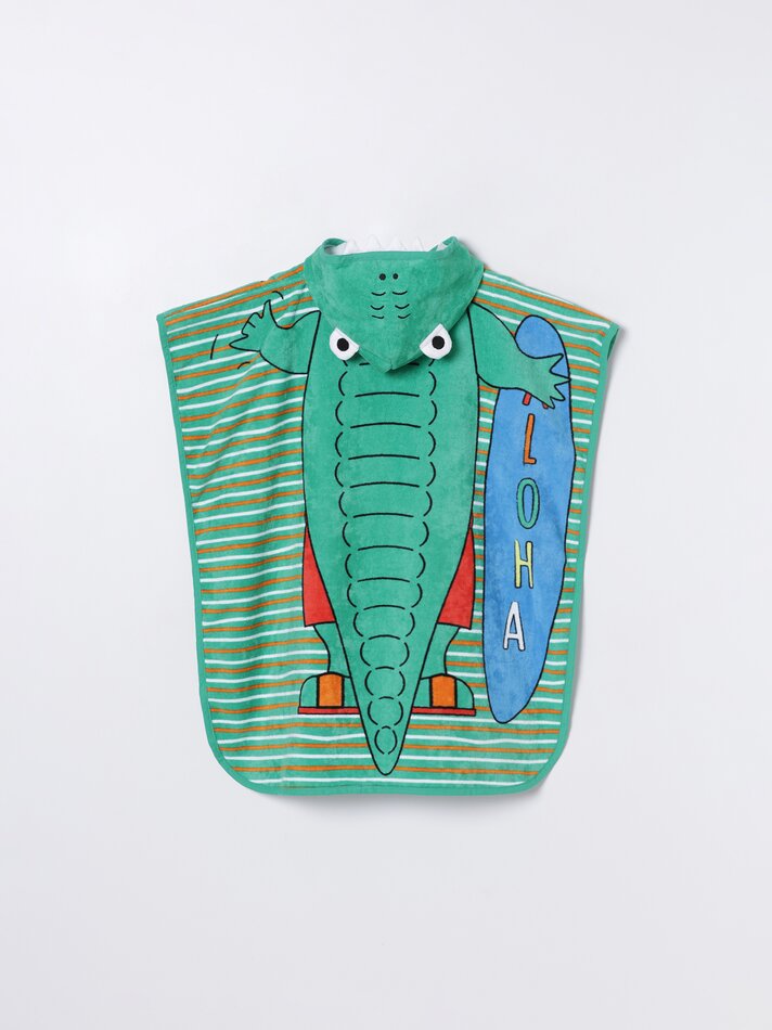 Poncho Toalha com Estampa de Crocodilo - Várias Cores