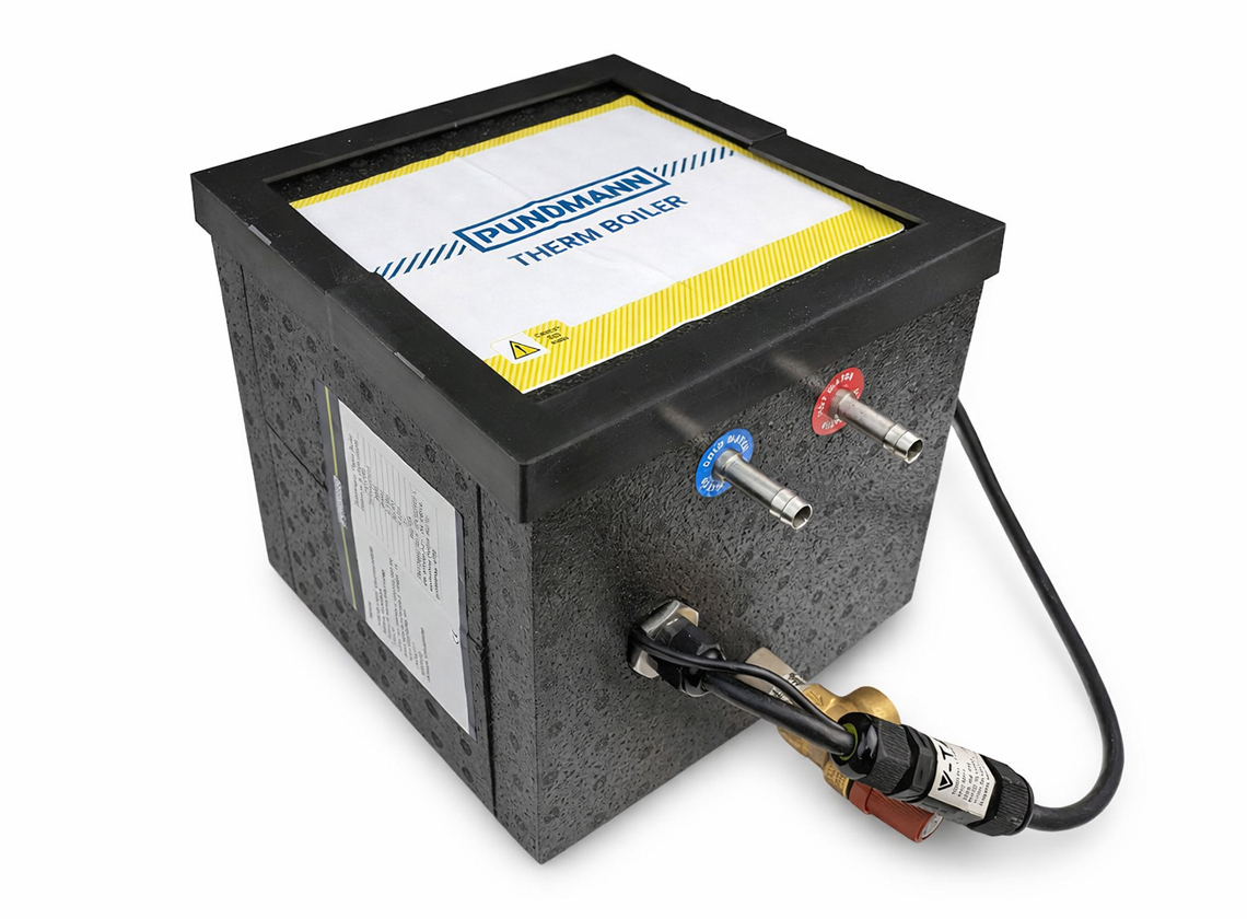 Pundmann 3L 12V 180W drukvaste boiler