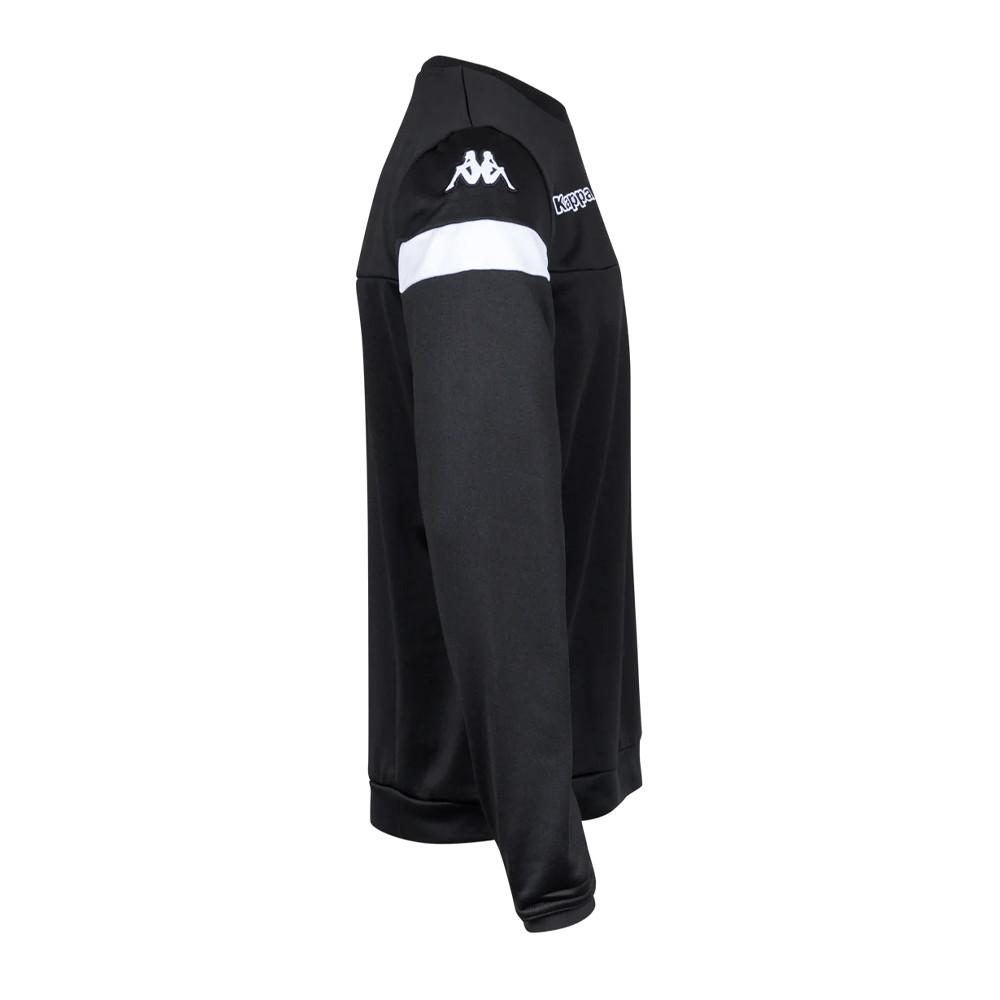Kappa Sweat Noir/Blanc Garçon Kappa Lido