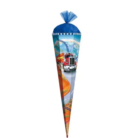 Roth Schultüte, Truck mit Sound, 85 cm, 6-eckig