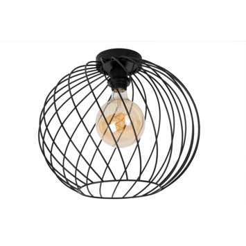 Lucide DANZA plafonnière Ø40 cm Zwart