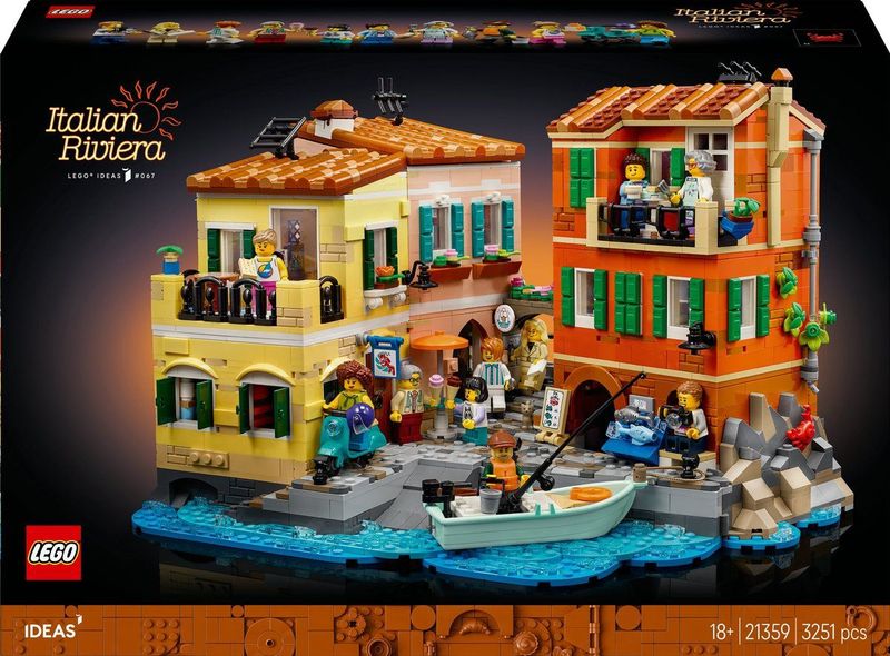 LEGO - Ideas - Italiaanse Rivièra - 21359 - Bouwstenen