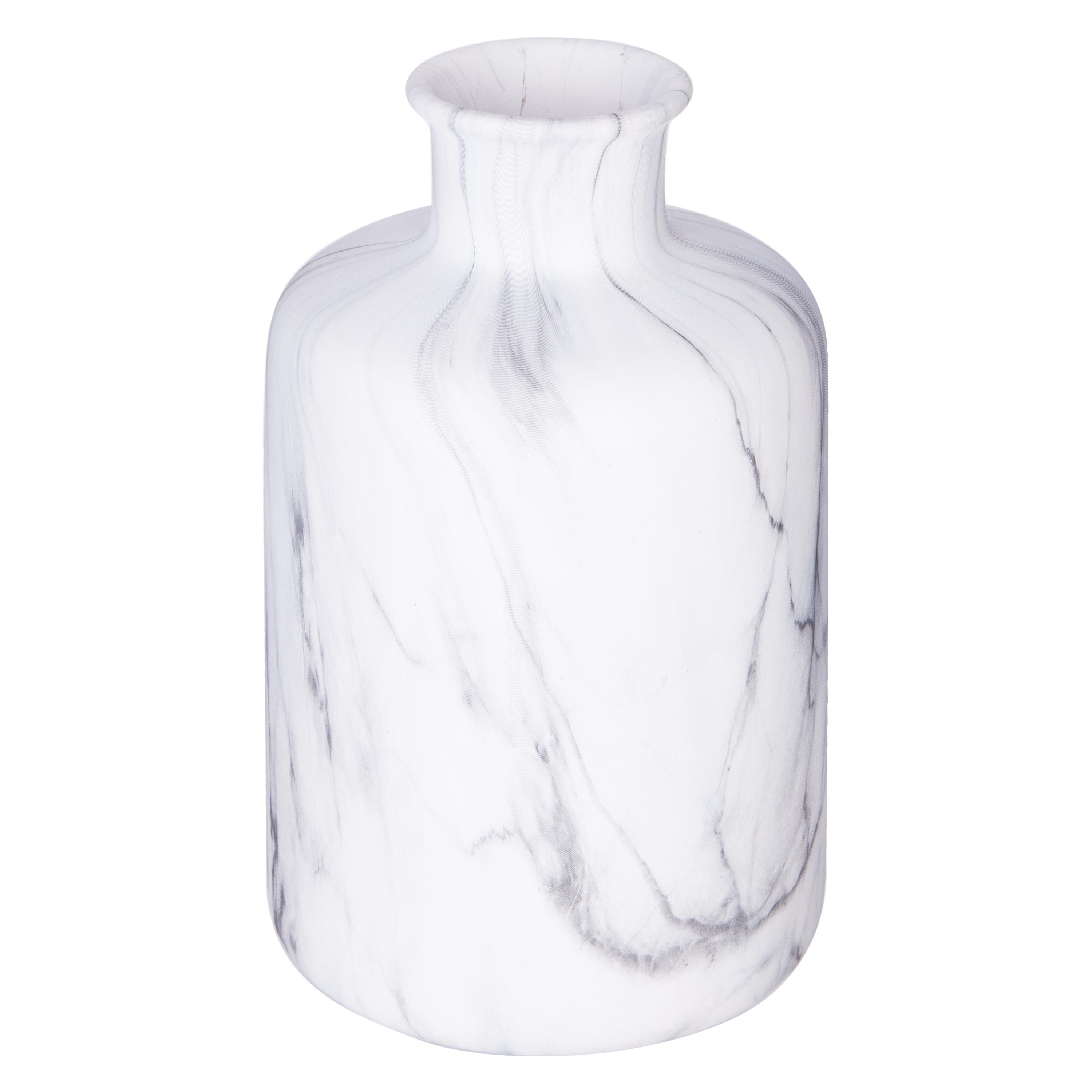 VASE CERAMIQUE SAO MARBRE H.17.5CM