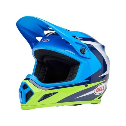 Casque cross Bell MX-9 MIPS JACKAL 2025 - Bleu / Bleu