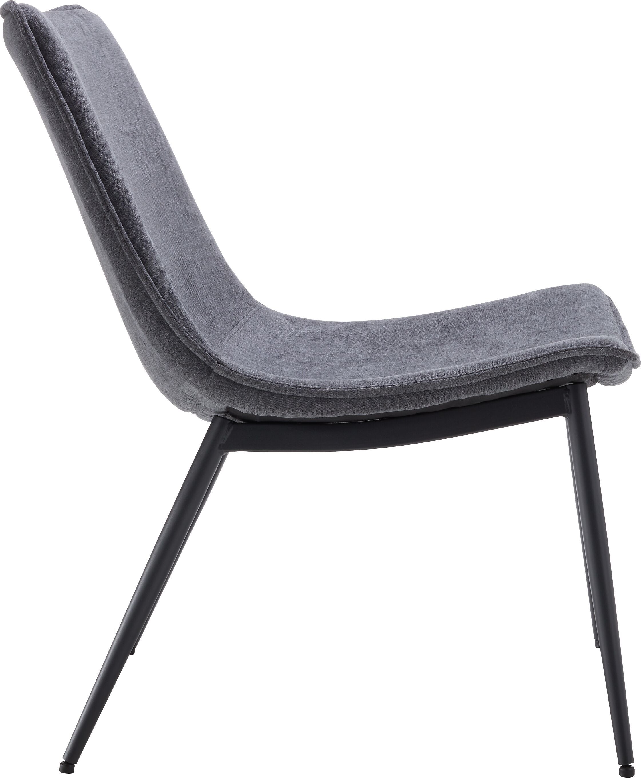 ZAYN Sessel - Anthrazit / B: 65.5 cm x T: 68.0 cm x H: 77.5 cm