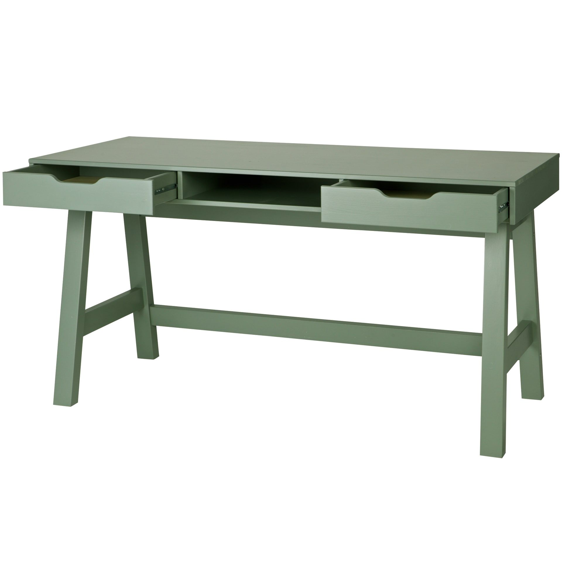 Schreibtisch NIKKI 140 x 75 cm grün
