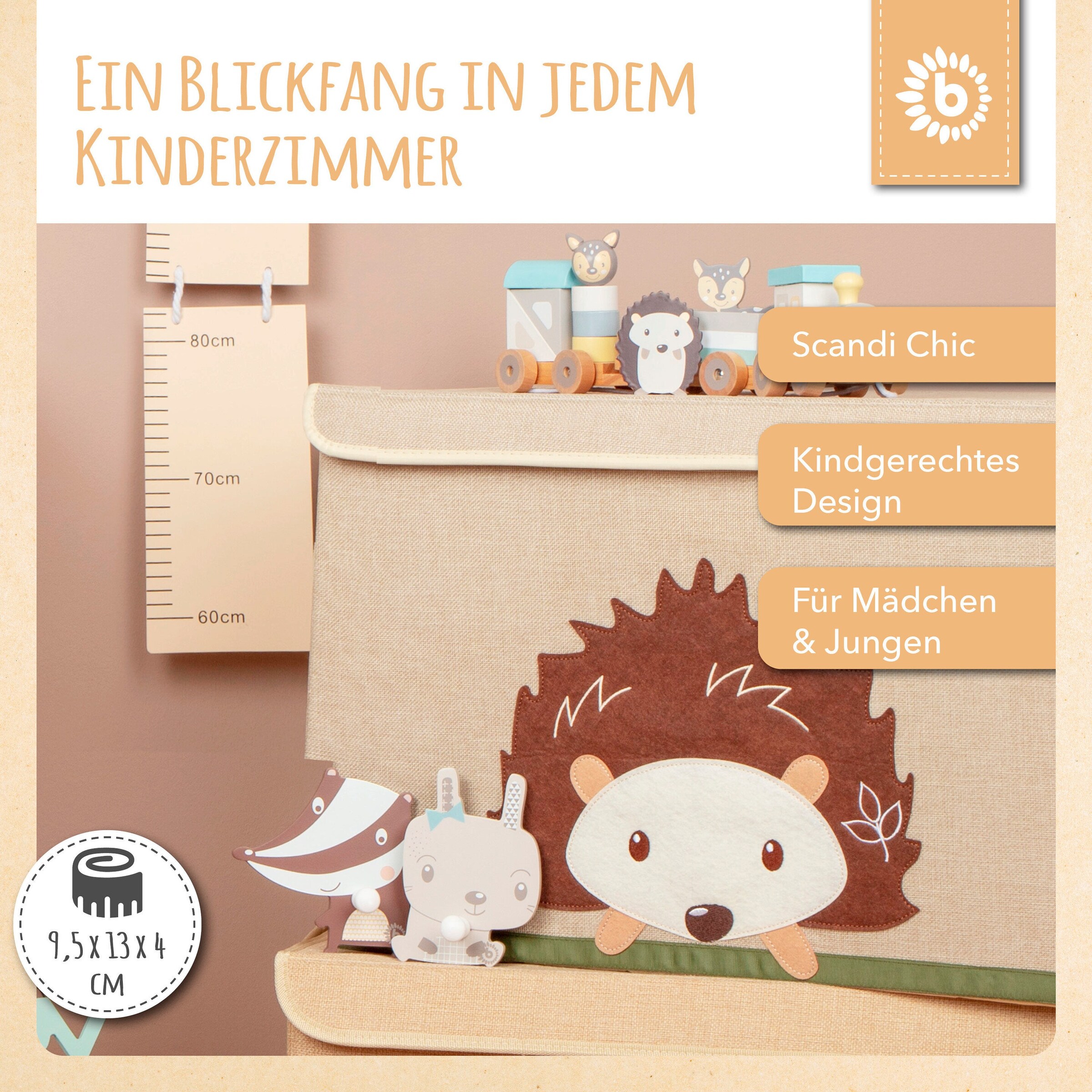 Bieco Kindergarderobe Hase Blau