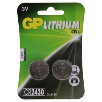 GP knoopcel CR2430 2 stuks