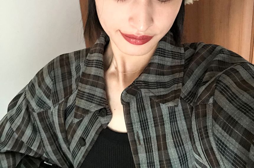 Alpha Kiss - Zachte gebreide beanie met berenoor