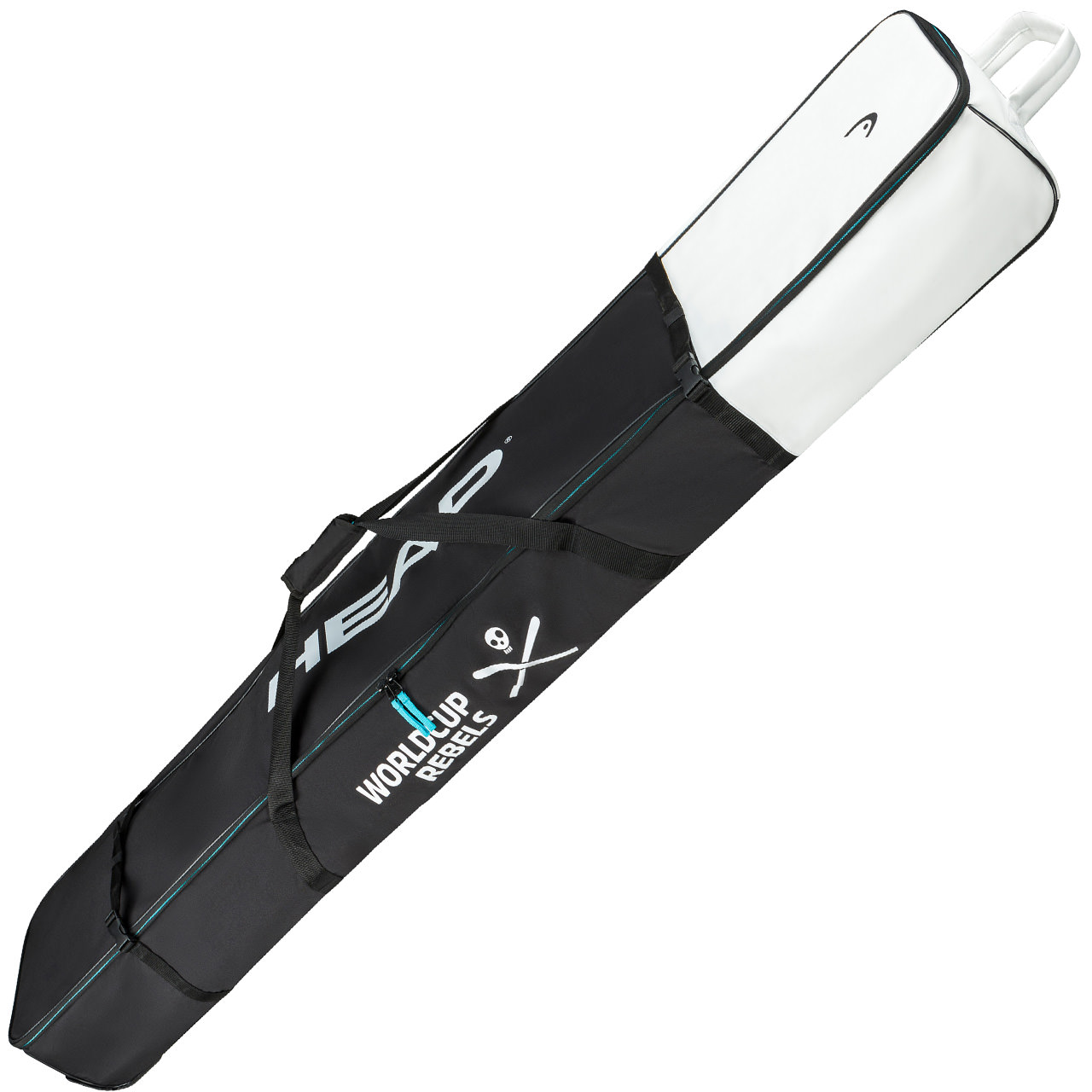 Head Rebels Double Skibag 203 cm black/white/speed blue | Head Ski Bags | Head Skitaschen | Head | H | MARKEN | XSPO