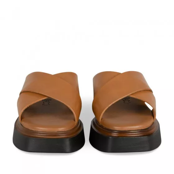 Mules COGNAC SAN MARINA