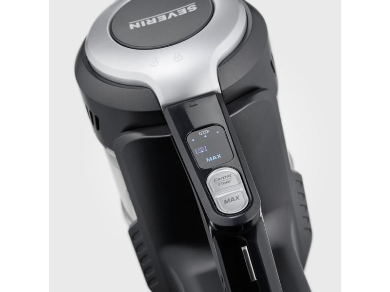 Severin Akku-Hand- und Stielsauger HV7155 Schwarz Kabelloser Hand- und Besenstaubsauger