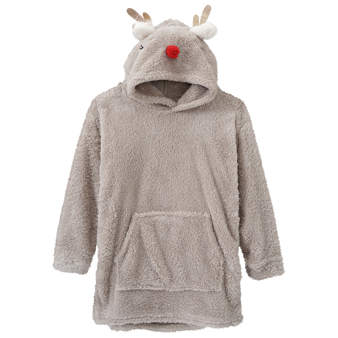 Topolino Kinder Hoodie-Decke mit Kapuze beige