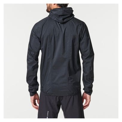 Veste trail imperméable Kiprun Rain 500 Noir