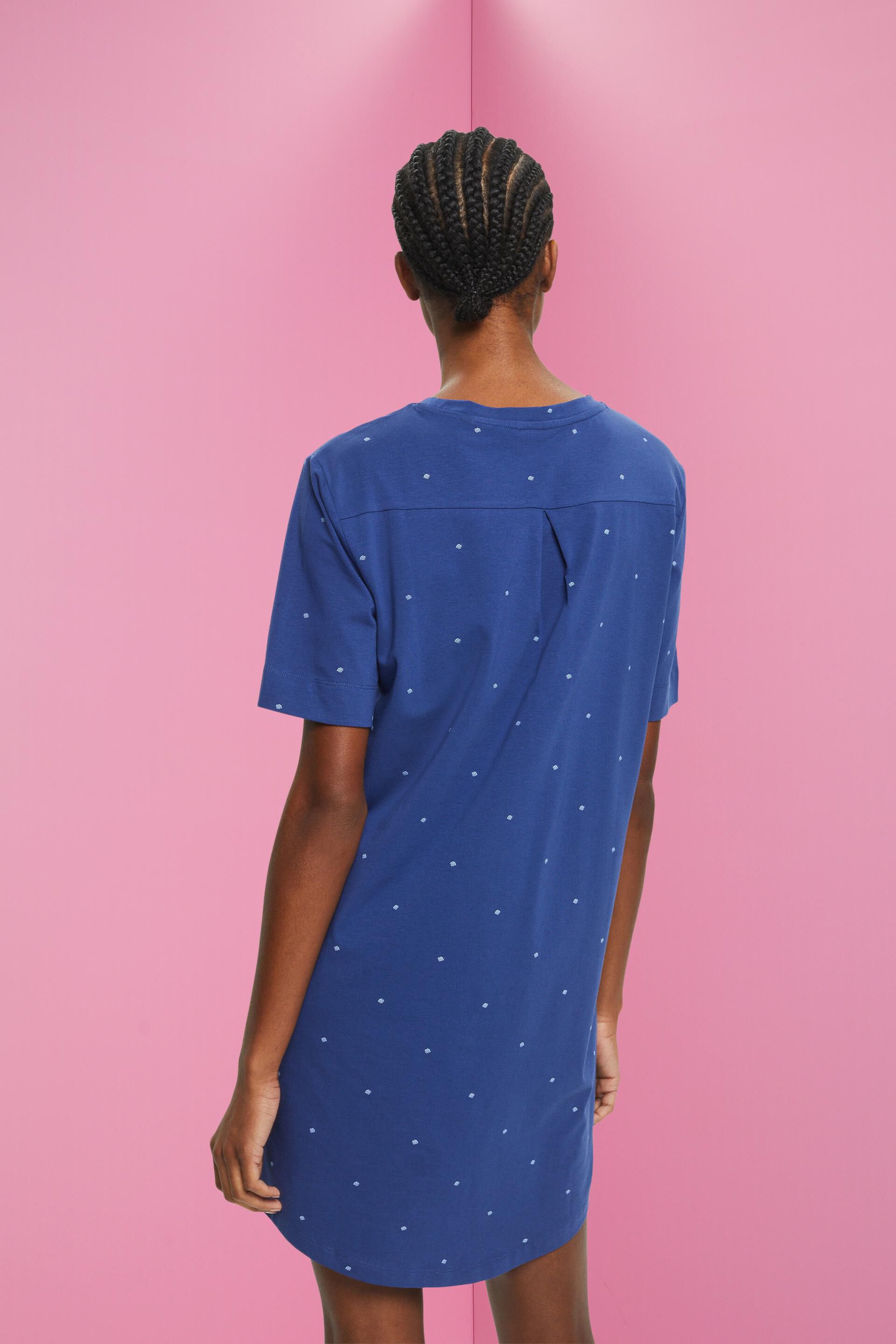 Chemise de nuit à motif all-over