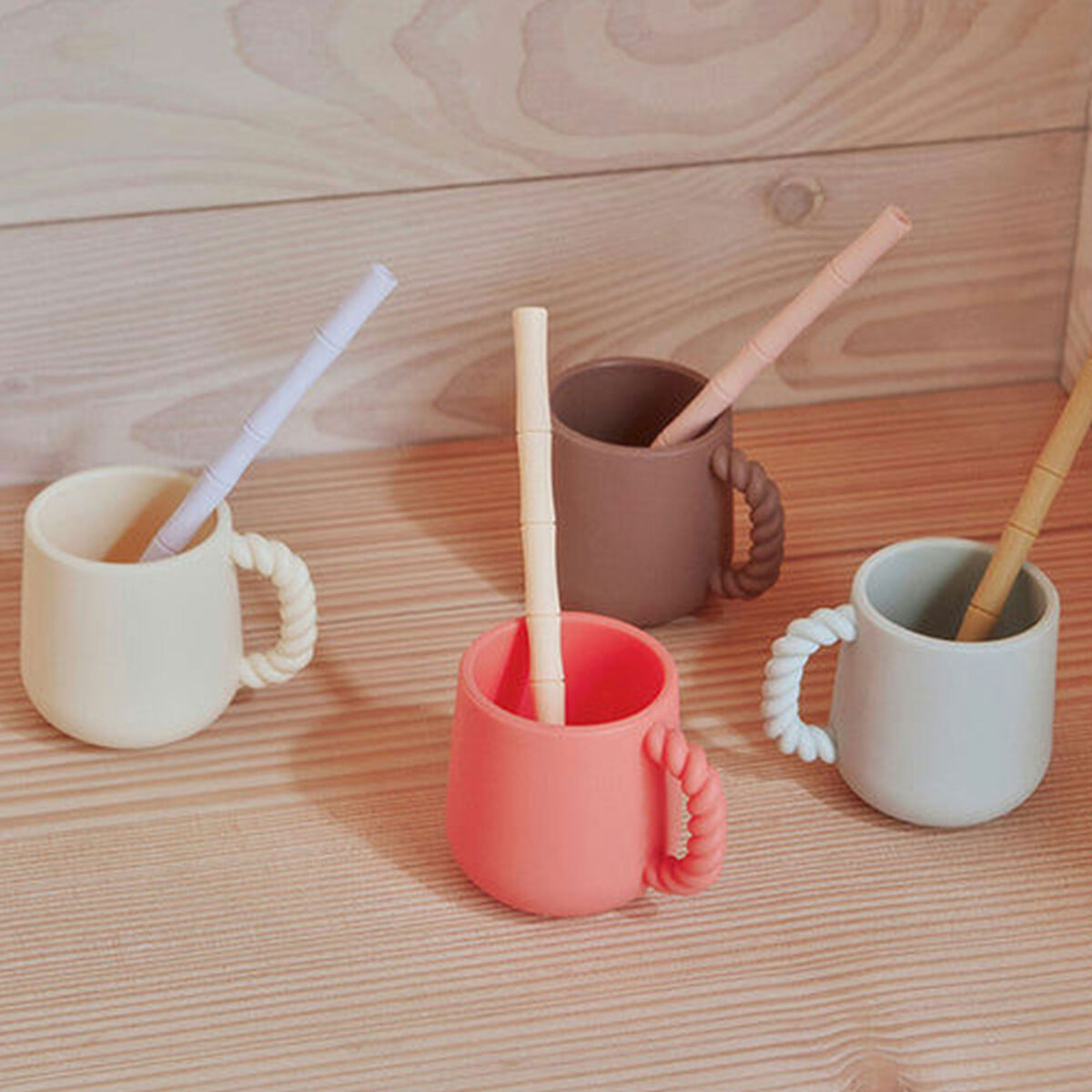 OYOY Mini Mellow barnekopp 2-pakning, choko