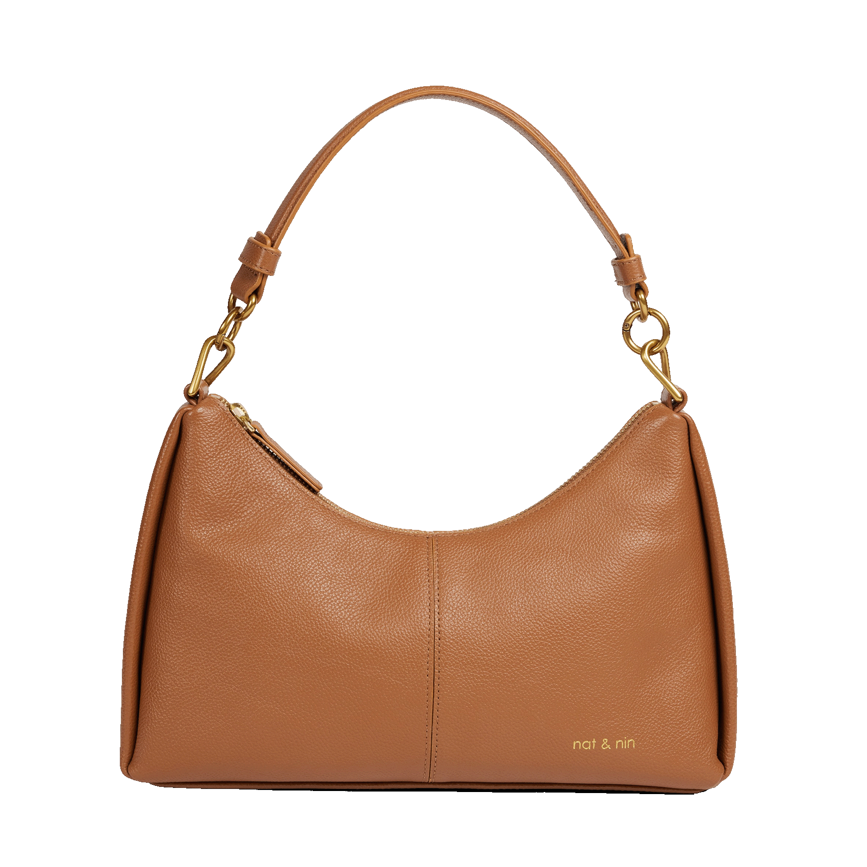 REJINA - Sac à main en cuir | Marron