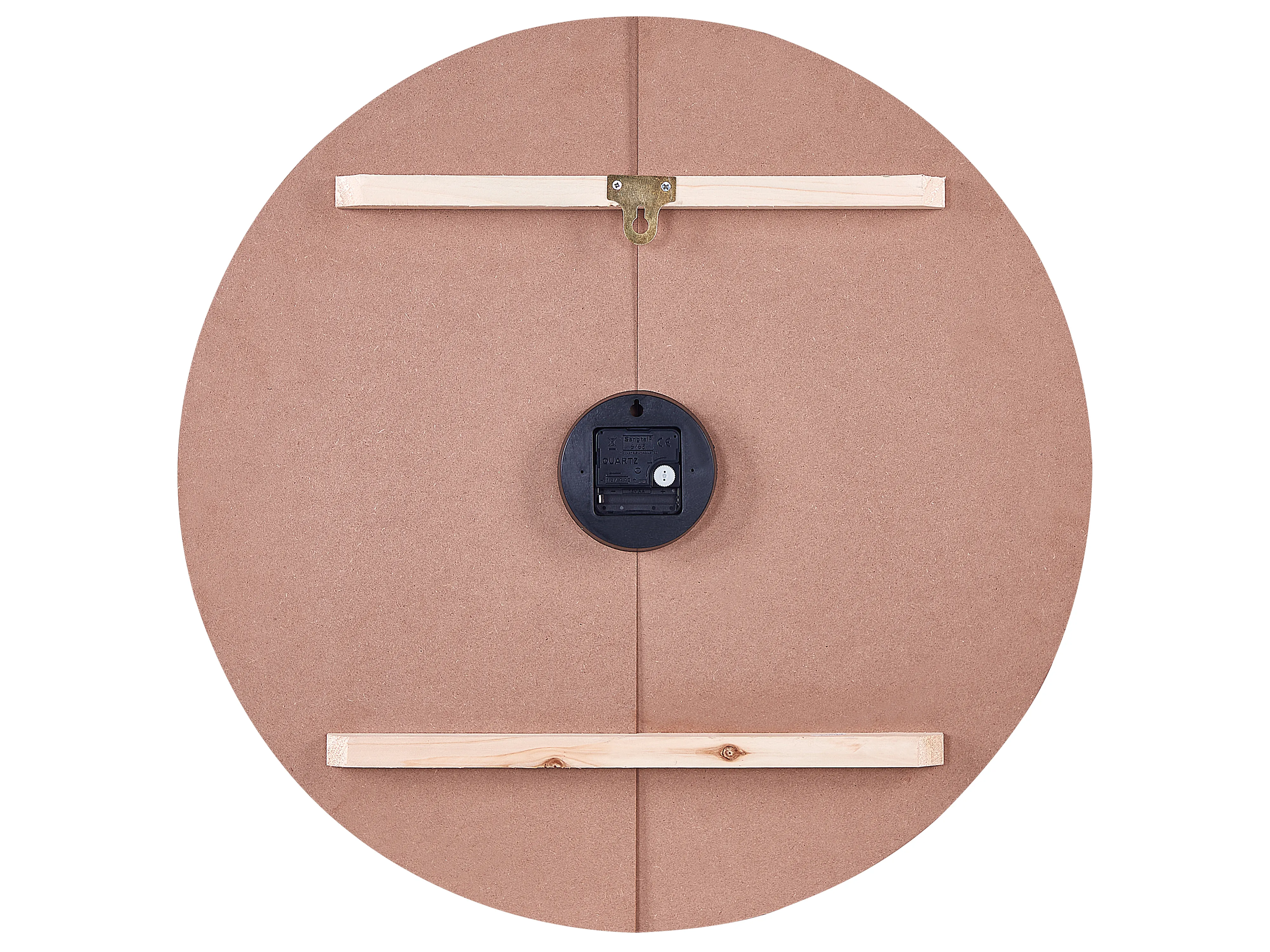 Wandklok CABIC 60 cm Lichtbruin