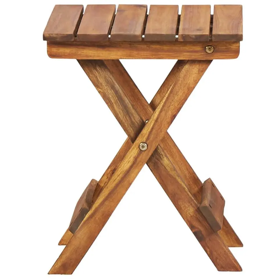 vidaXL - Plantenstandaard - Bruin - Hout - 30 x 30 x 38 cm