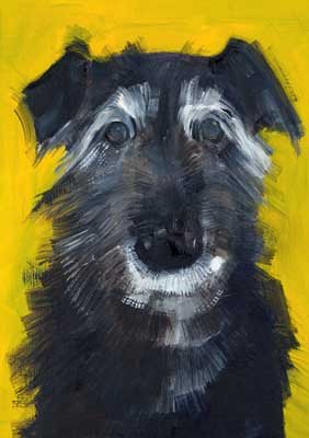 Dog Painting Royal Academy Card