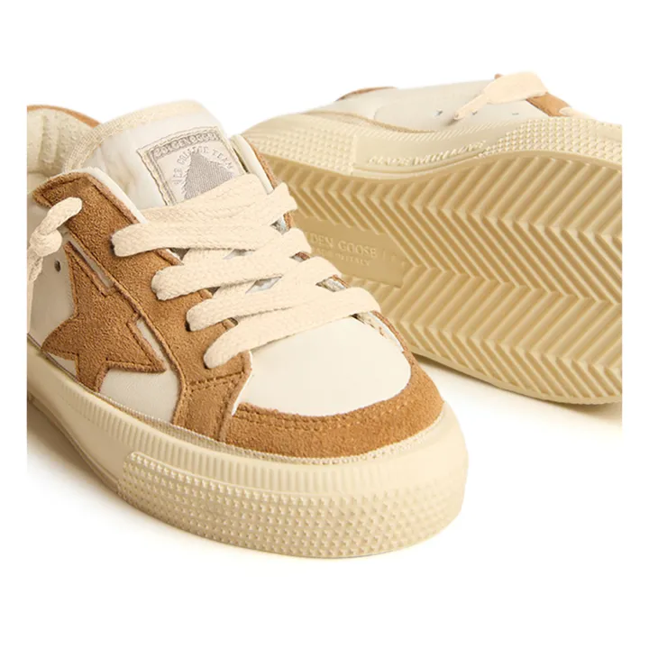 Golden Goose Baskets Lacets May Suède | Marron