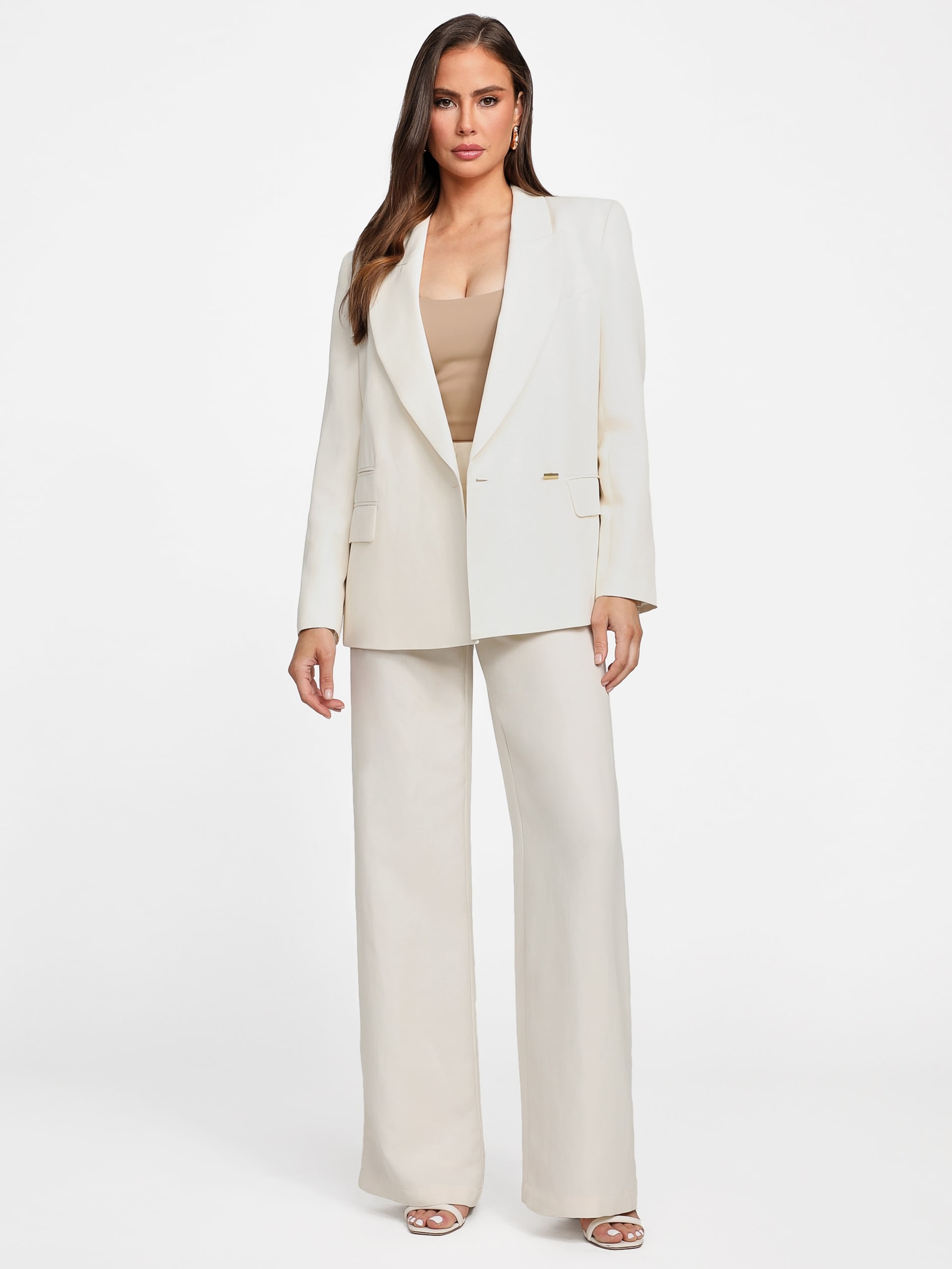 Blazer Eco Greta em mistura de linho