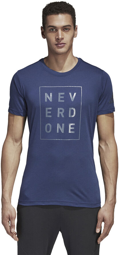 adidas Never Done T-shirt Blå