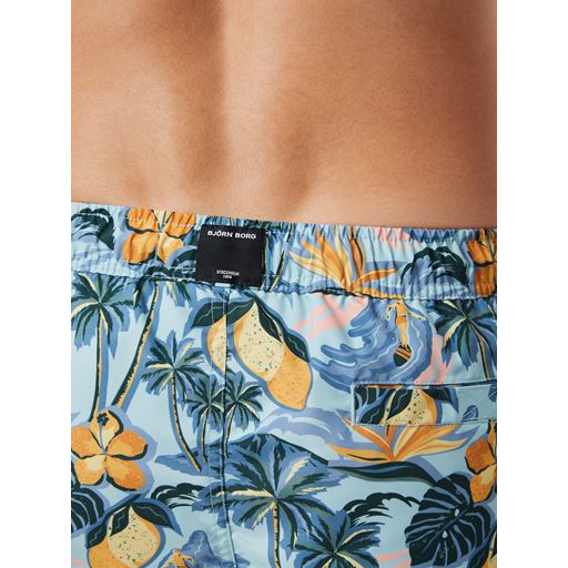 Björn Borg Borg Print Badeshorts, Citrus Beach Big 2, L